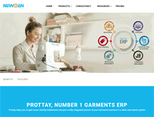 Tablet Screenshot of newgen-bd.com